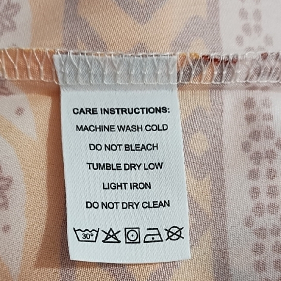 Orange and White Border Print Empire Waist Cool Loose Dress V-neck Pockets - Picture 13 of 16